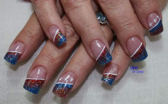 1. Patriotic Nail Art Designs for July 4th - wide 6