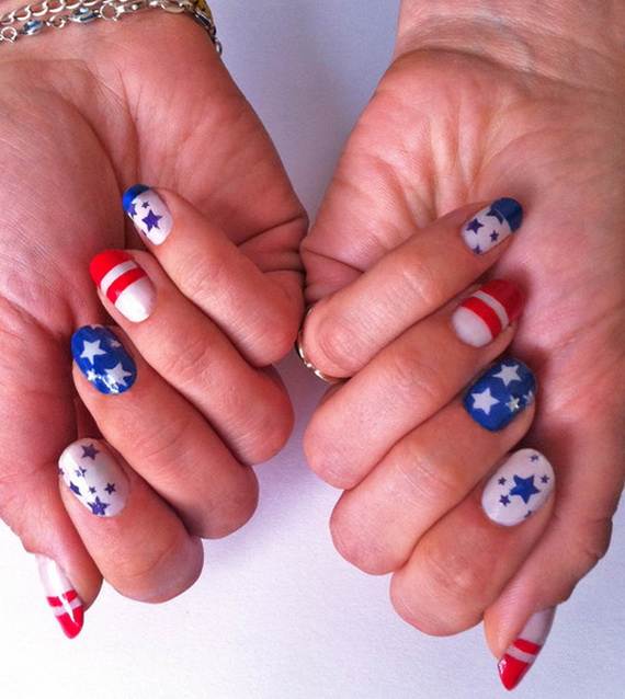 20+ Patriotic Nail Art Designs To Try At Your Fourth Of July Party