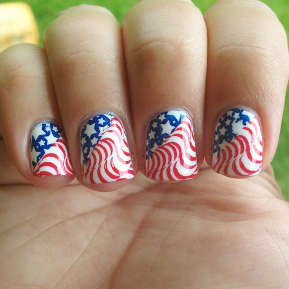 20+ Patriotic Nail Art Designs To Try At Your Fourth Of July Party