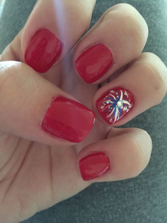 Patriotic Nail Art To Try At Your Fourth Of July Party