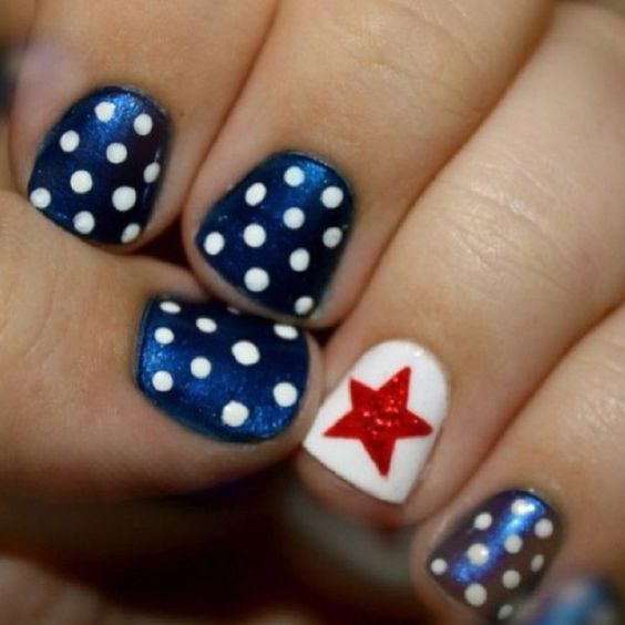 Patriotic Nail Art To Try At Your Fourth Of July Party