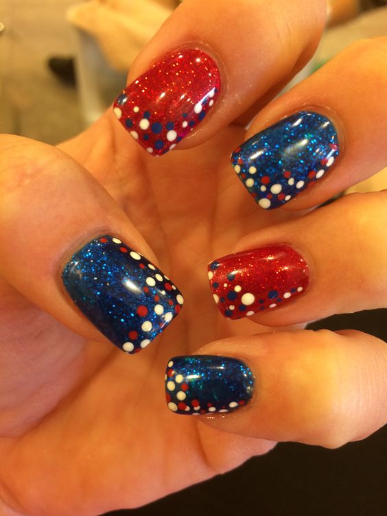 Patriotic Nail Art To Try At Your Fourth Of July Party Patriotic Nail Art To Try At Your Fourth Of July Party