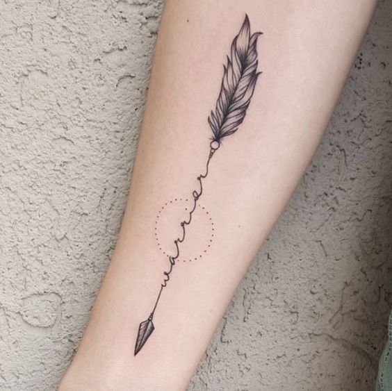 15 Amazing Arrow Tattoos for Females - crazyforus