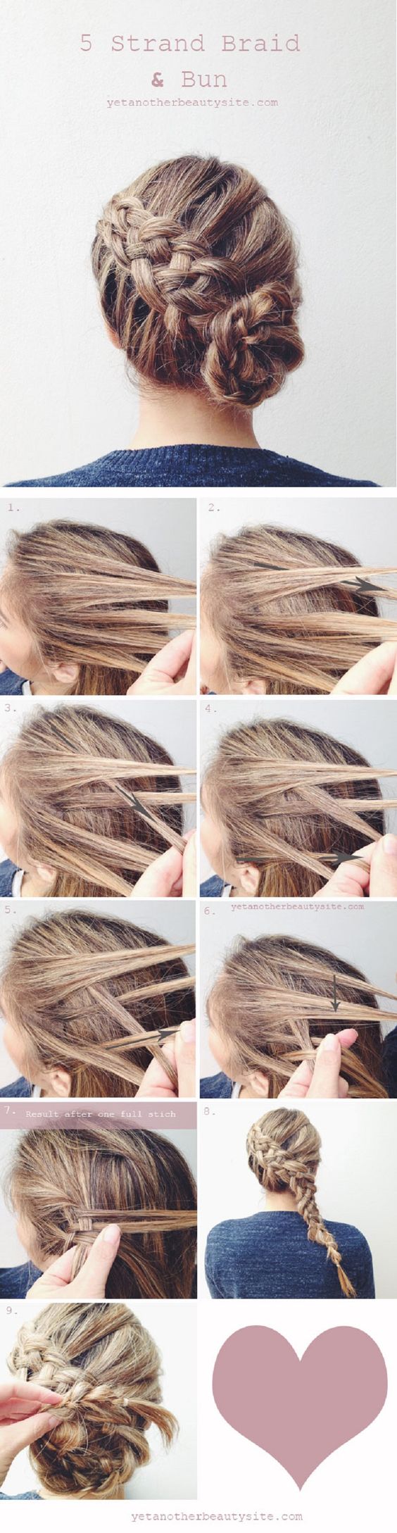 5 Strand Braided Hair via