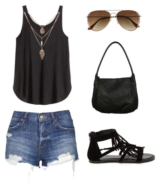 Black Vest and Shorts via