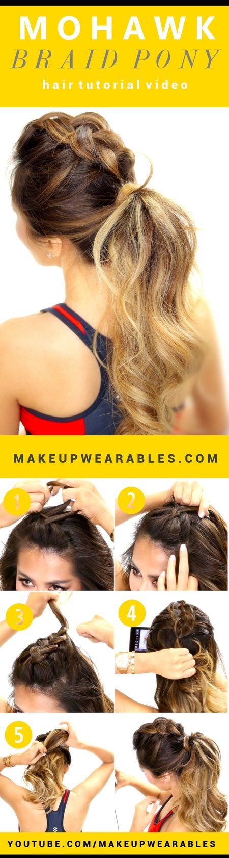 Mohawk Braid Ponytail