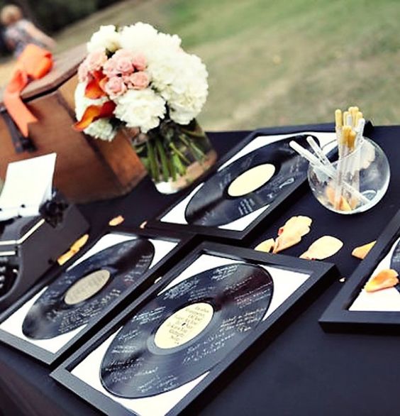 Music Themed Guestbook via