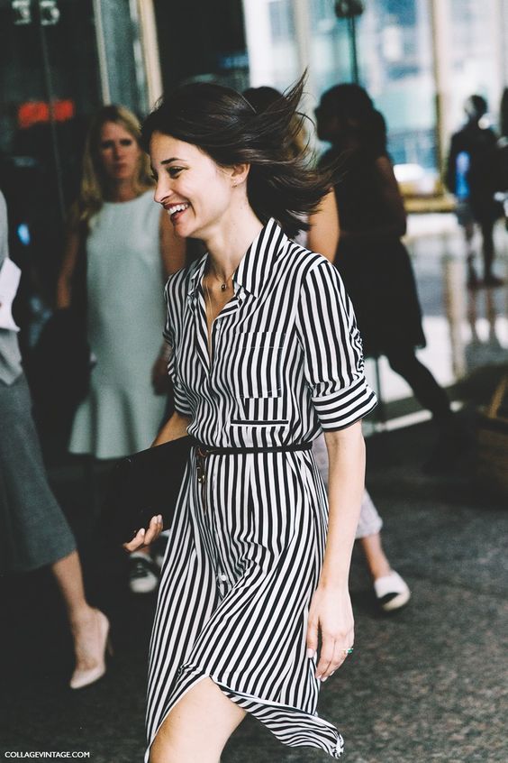 Sassy Striped Dress via