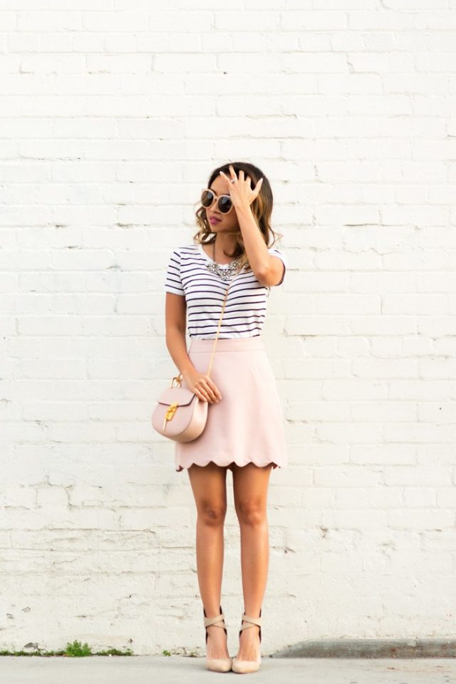 Scalloped Skirt via