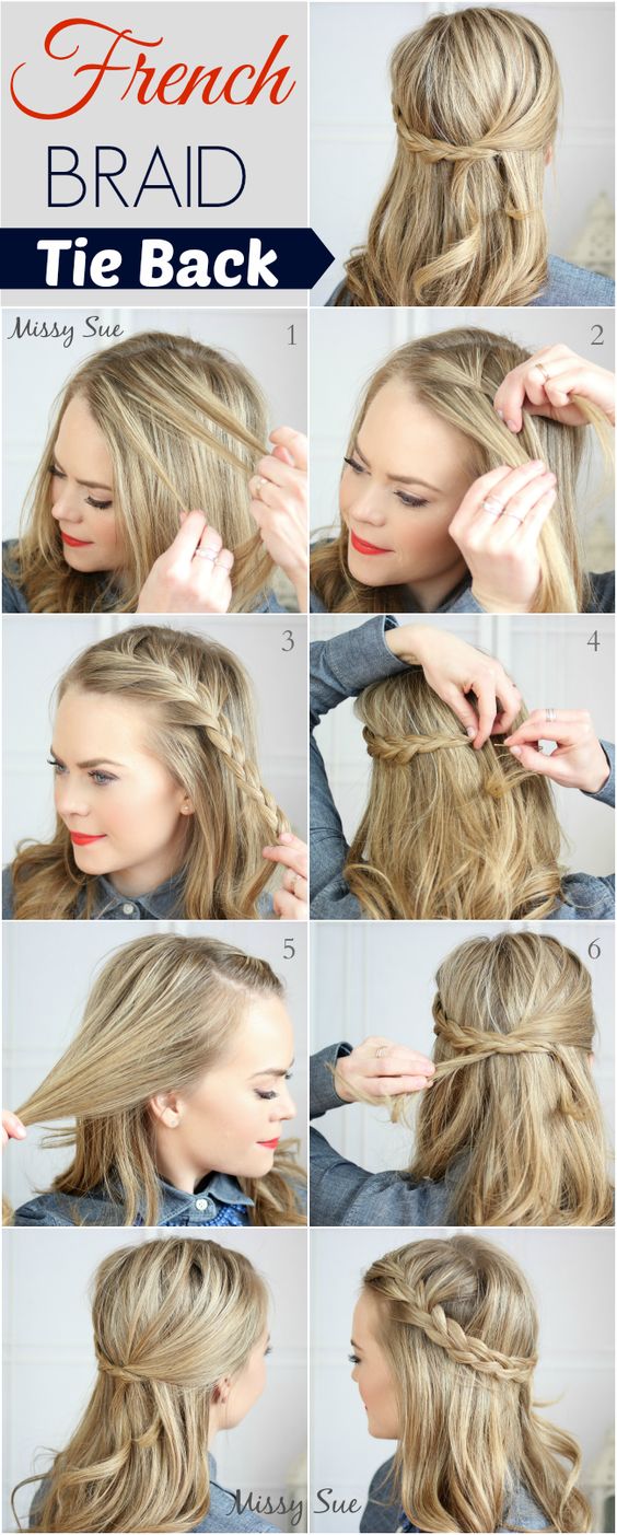 Tie Back Braid via