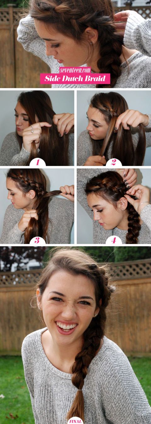 Wrap Around Side Braid via