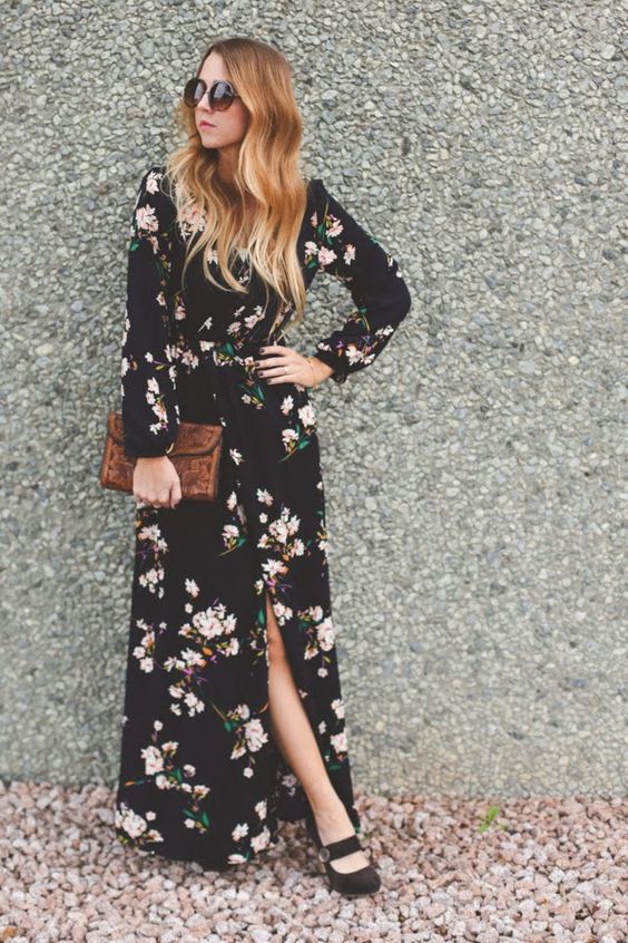 Black Maxi Dress via