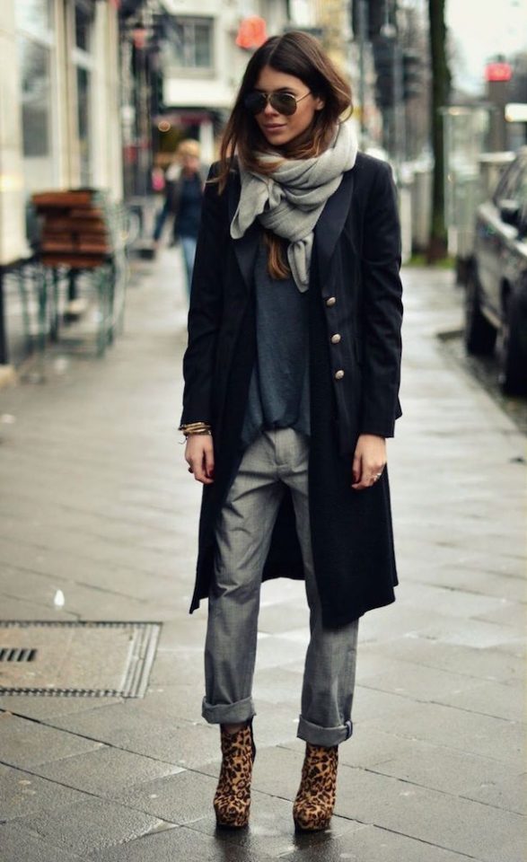 Black Trench Coat via