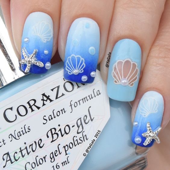 Blue Ocean Nails via