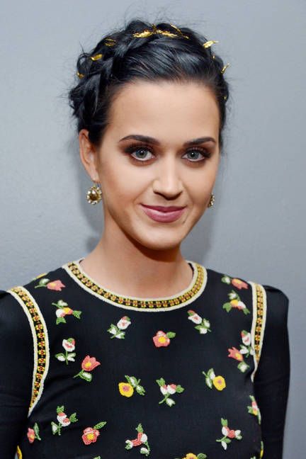 Katy Perry Crown Braid via