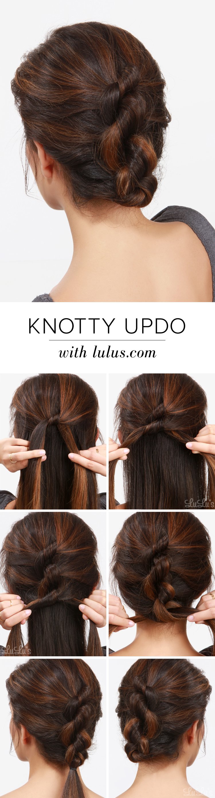 Knotty Updo via