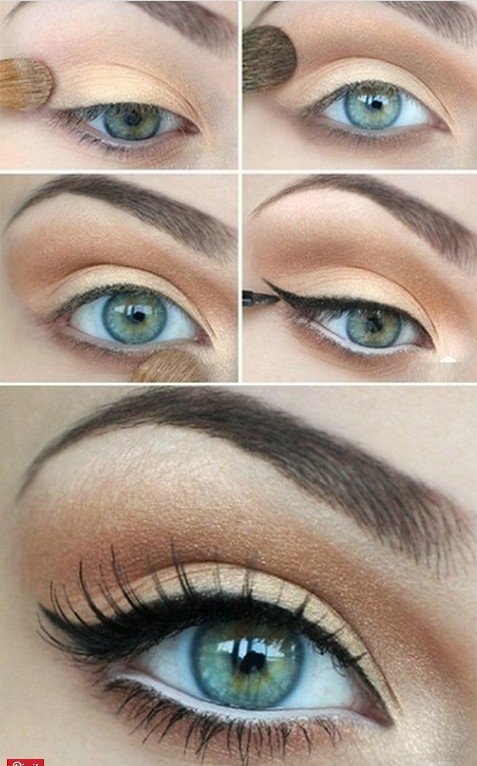 Nude Eye Makeup via