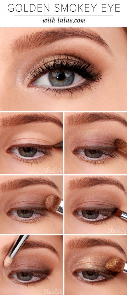 golden-eye-makeup via