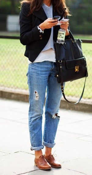 How to Rock Boyfriend Jeans