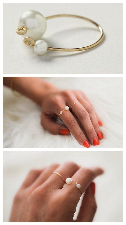 pearl-ring via