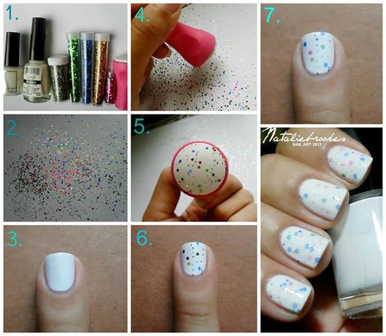 glitter-stamping-nails via