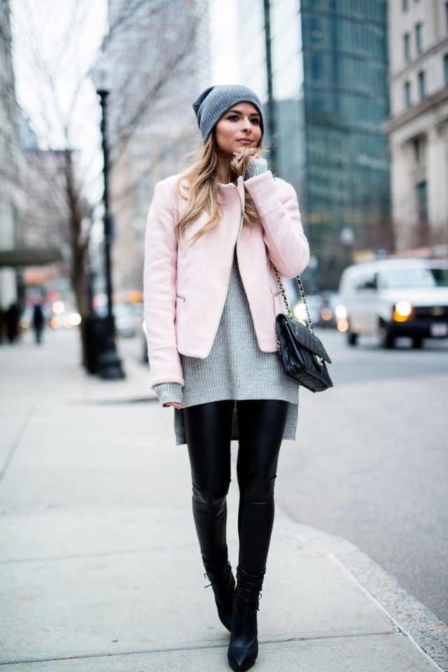 grey-sweater-and-short-coat via