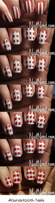 houndstooth-nails via