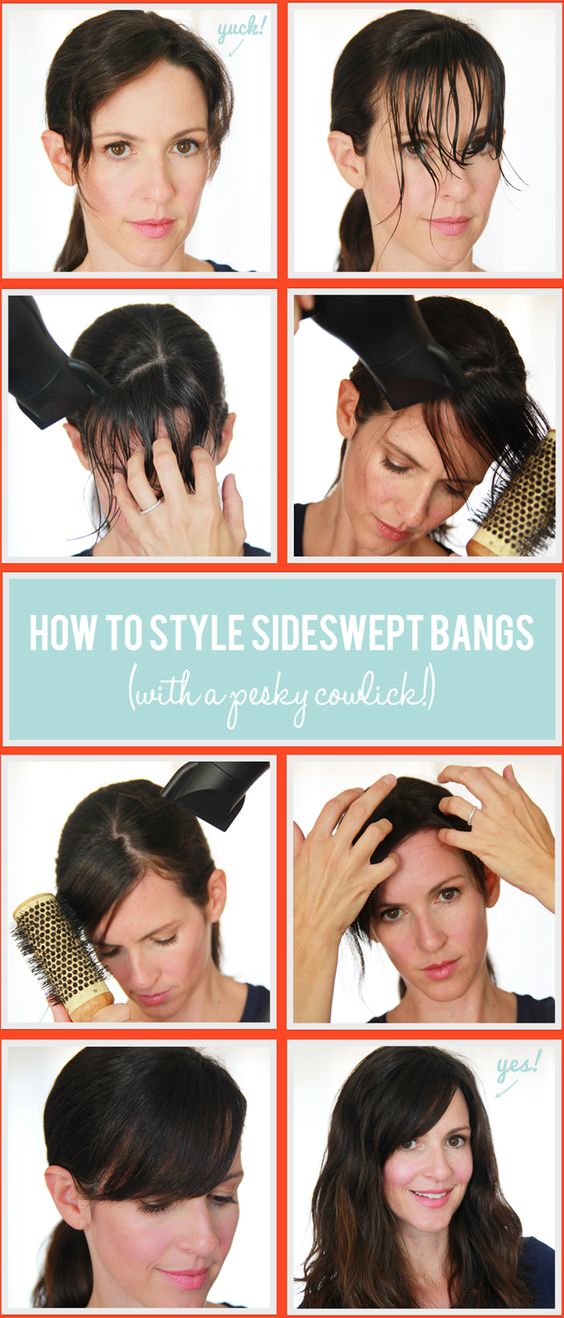 how-to-style-sideswept-bangs via