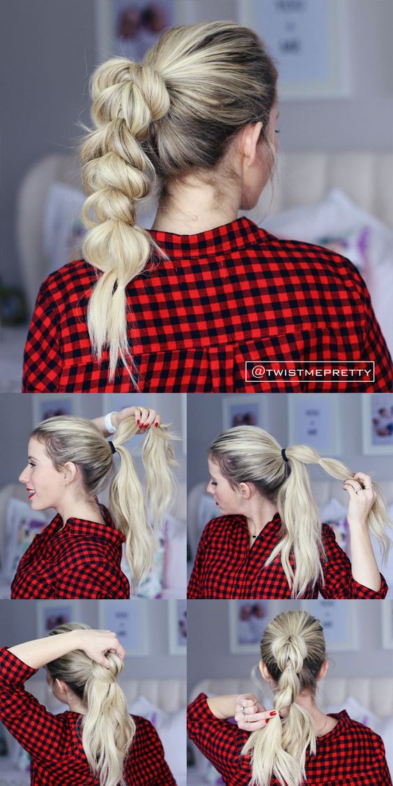 pull-through-braid via