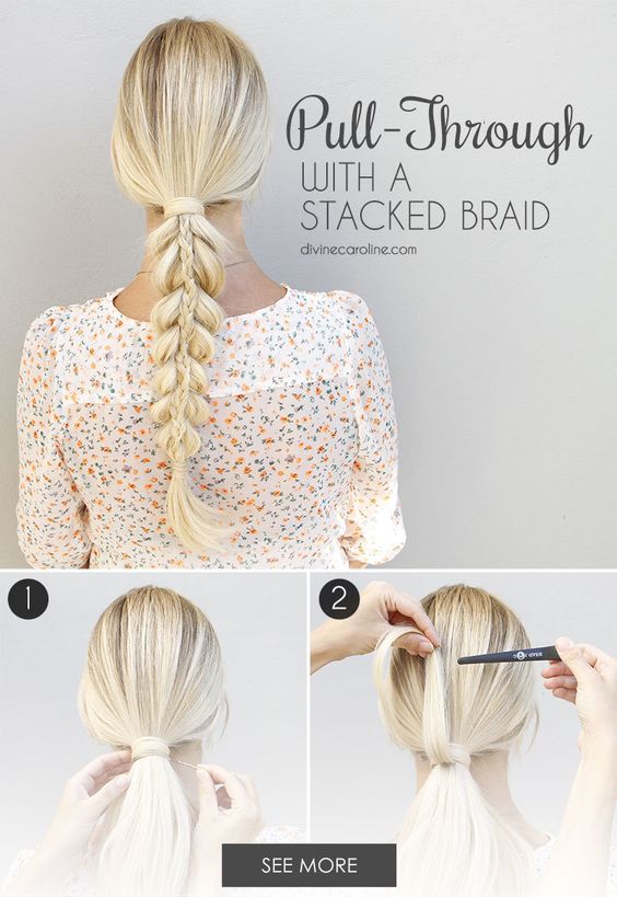 stacked-braid via