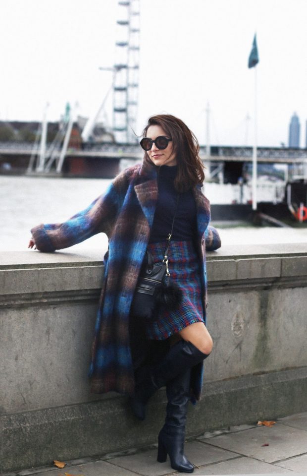 tartan-brown-and-blue-coat via