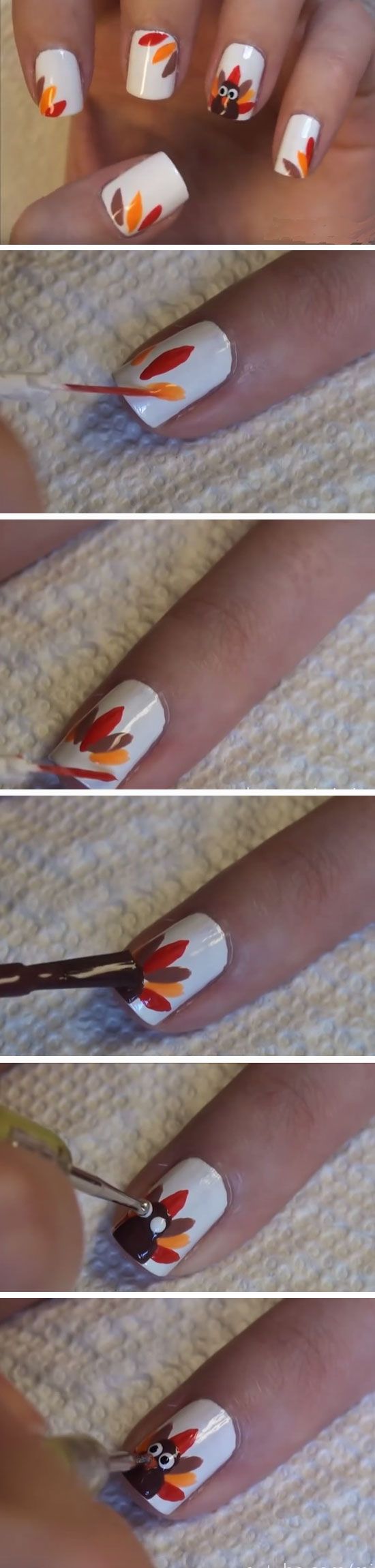 turkey-feather-nails via