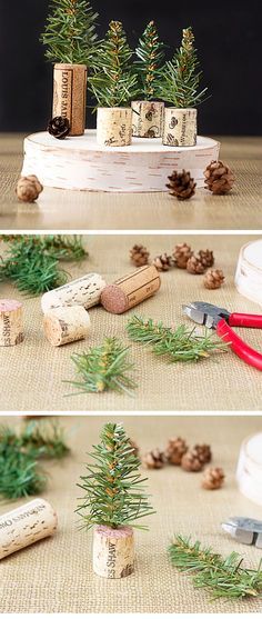 christmas-trees-with-wine-corks via