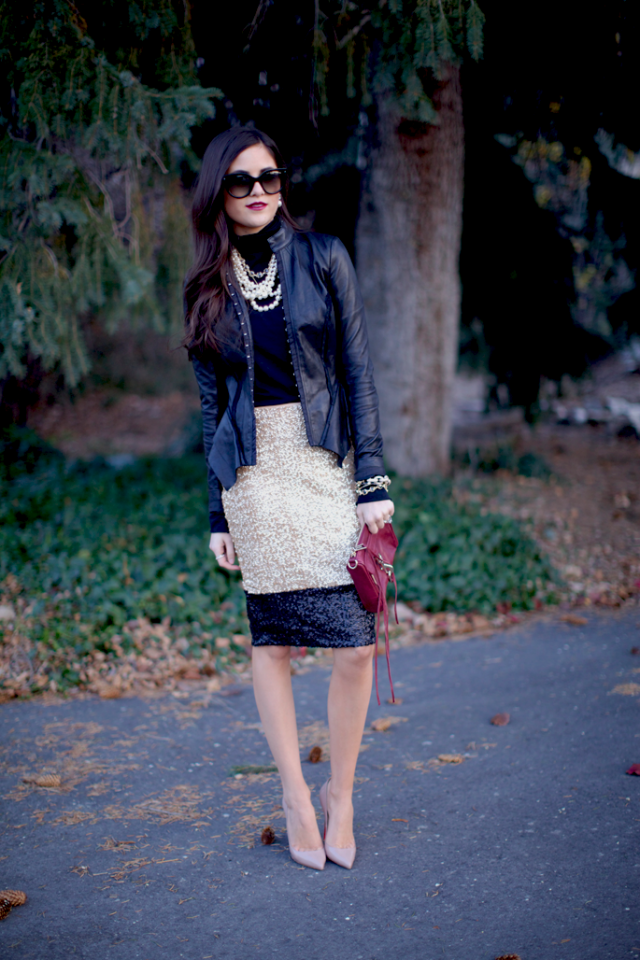 15 Outfit Ideas With Sequin Skirts For Holidays Pretty Designs