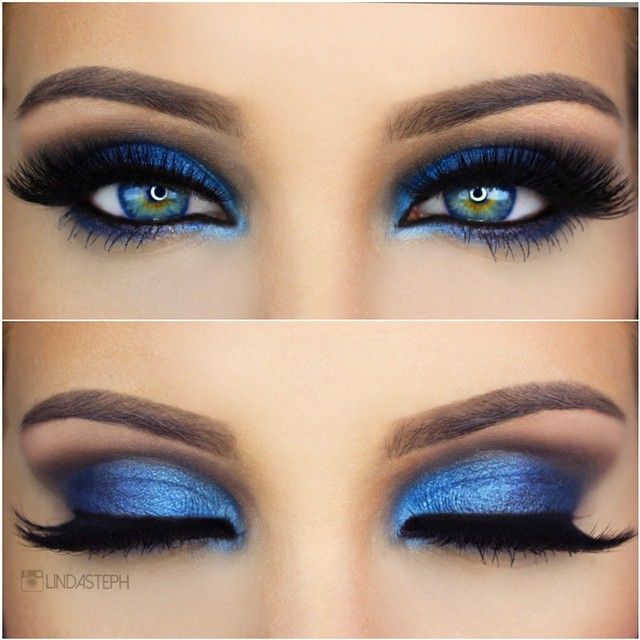 How to Rock Blue Makeup Looks - Blue Makeup Ideas & Tutorials.