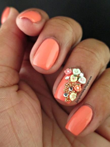 20 Spring Nail Designs 2017 58 Apricot Nails