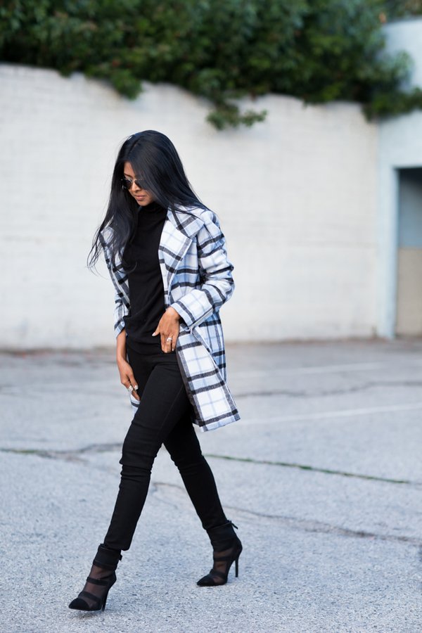 How to Wear Checked Pieces for Winter - Pretty Designs