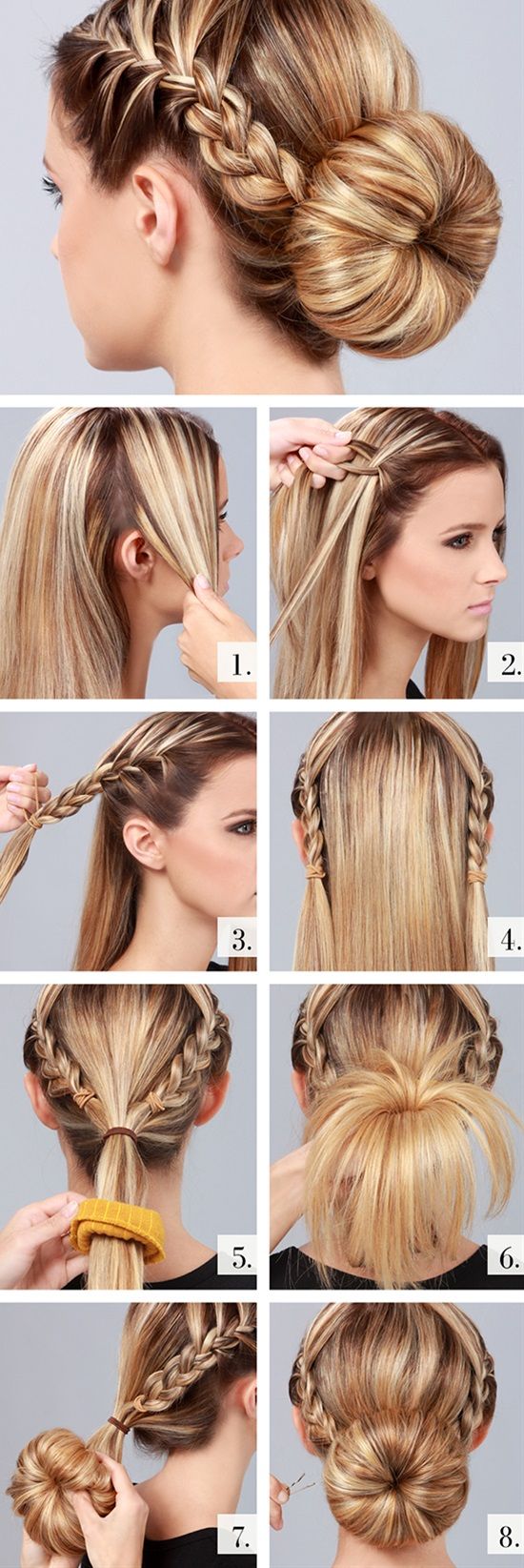 16 Easy Updo Hair Tutorials for the Season - Pretty Designs