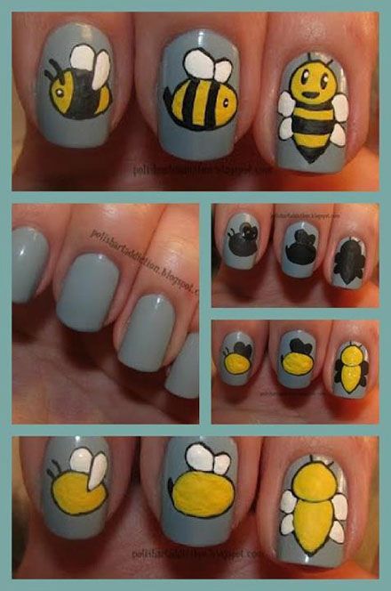 Bee Nail Art