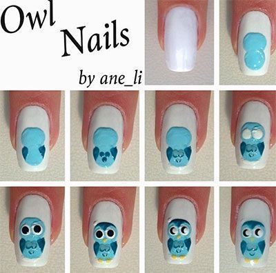 Blue Owl Nails