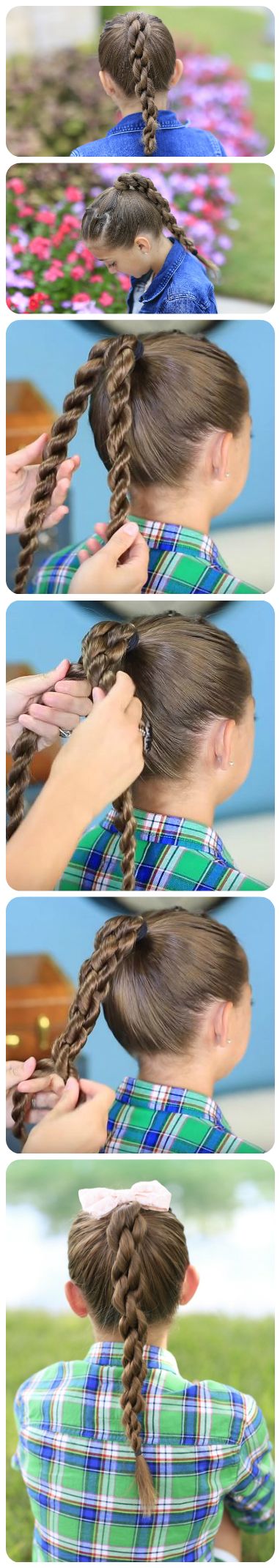 15 Hairstyles Inspired from Rope Braids - Pretty Designs