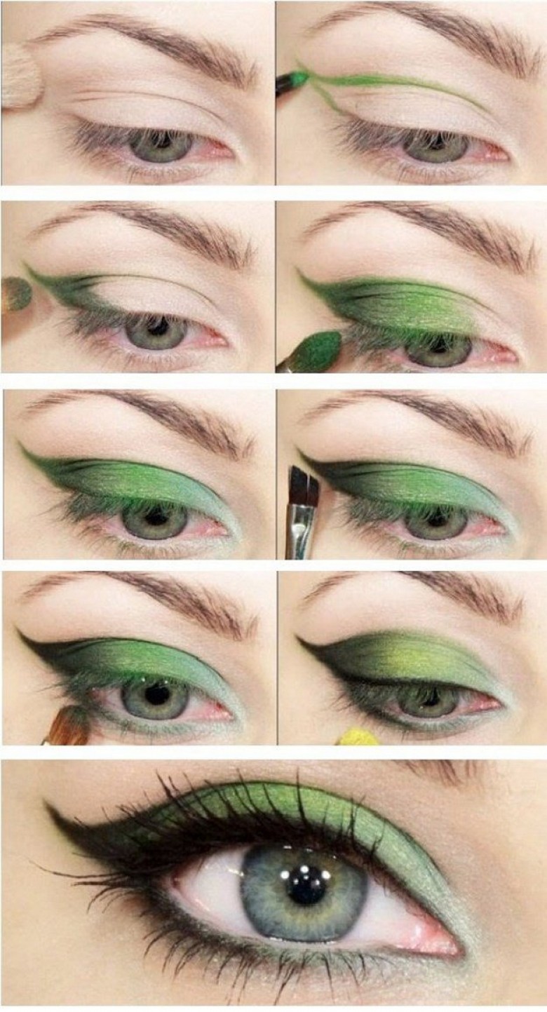 Makeup for Green Eyes - green eyes makeup tutorials