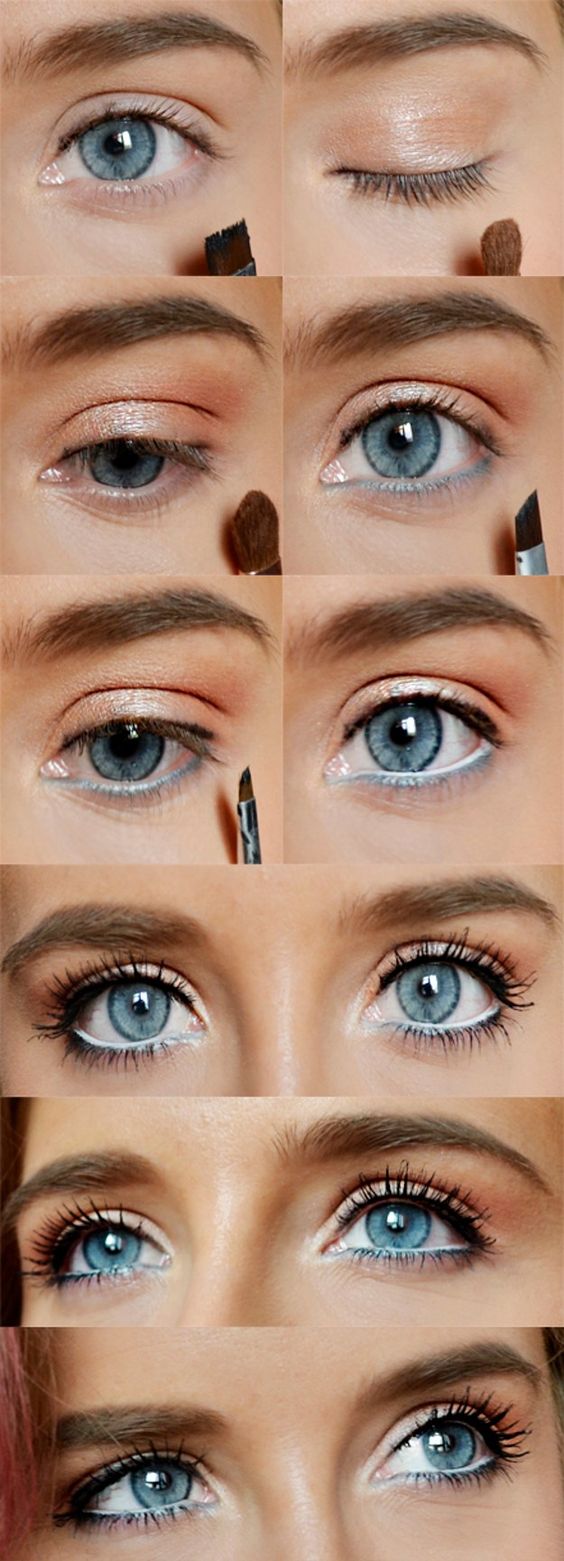 how to rock makeup for blue eyes - easy makeup tutorials