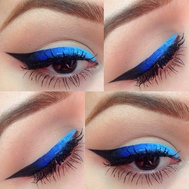 How to Apply Dramatic Colorful Eyeliner