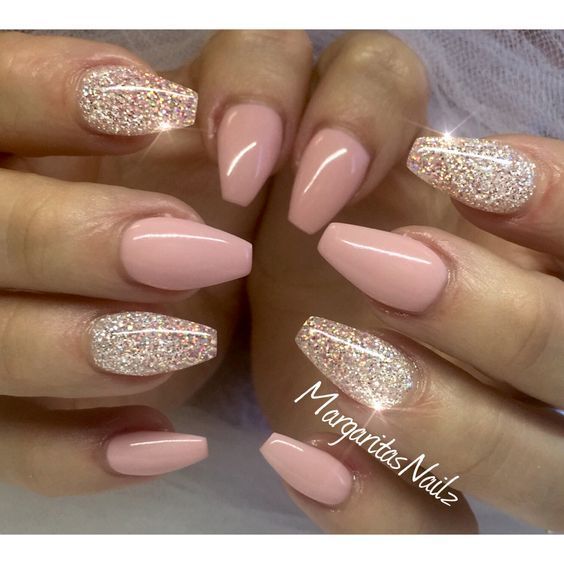 100 Beautiful Wedding Nail Art Ideas For Your Big Day Wedding Nails With Glitter Bridal Nails Nail Art For Wedding Nail Ideas For Bride Wedding Nails Natural Wedding Nails Wedding Nails Bridesmaids Wedding Nails I Do Wedding Nails