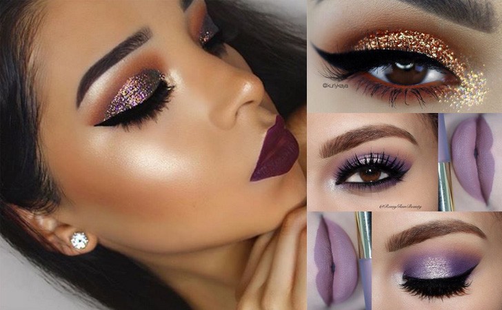 A Collection of 40 Best Glitter Makeup Tutorials and Ideas 