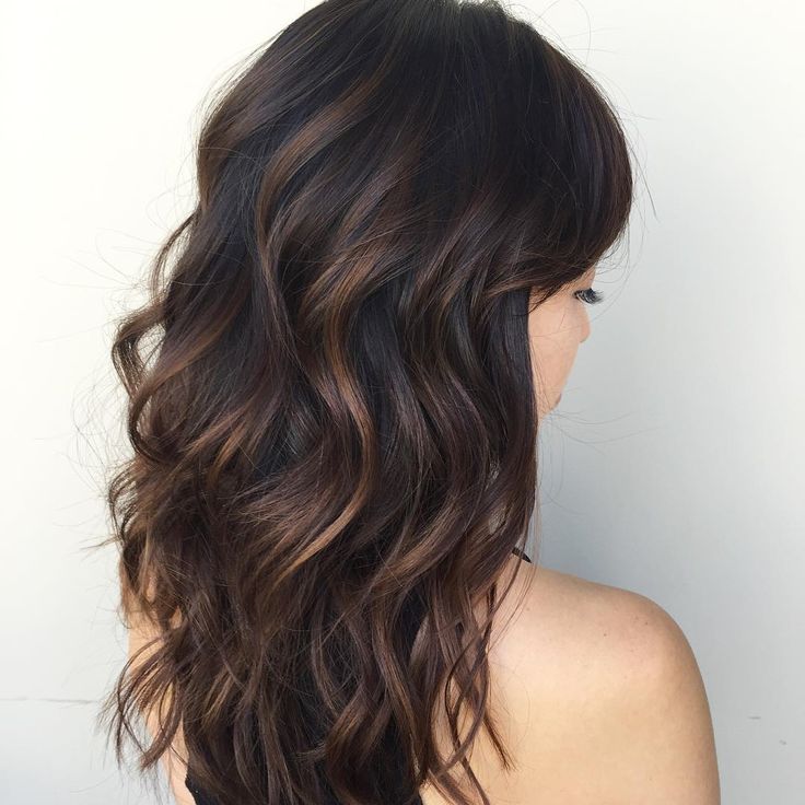 20 Brown Highlights On Black Hair That Looks Good  HairstyleCamp