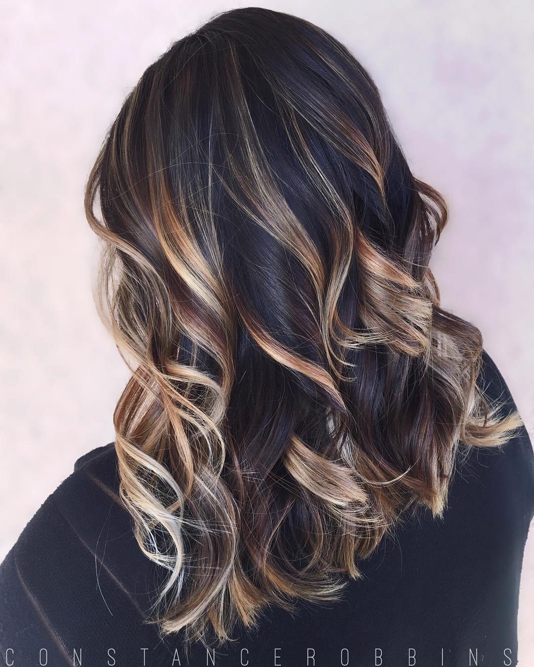 Black Hair With Blonde Highlights For 2020 - Pretty Designs