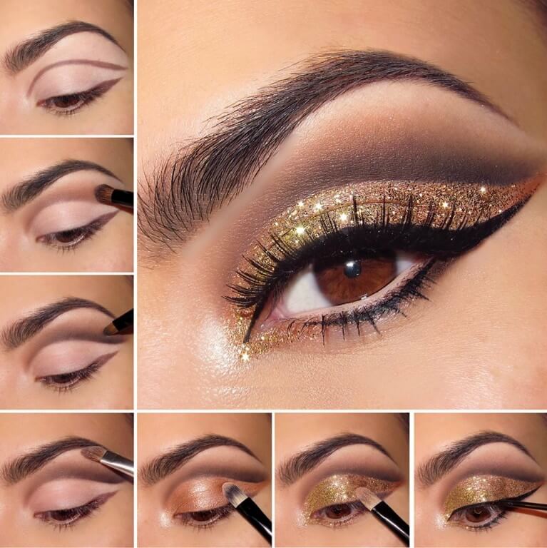 Brown Eyes Makeup Ideas Tutorials