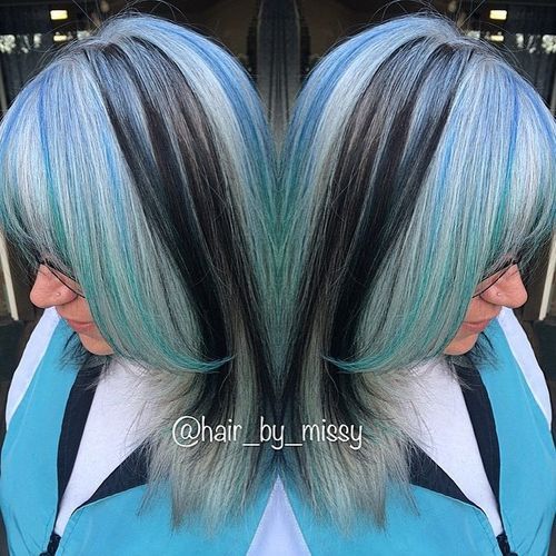 20 Sassy Blue Hair Colors & Styles - Best Blue Hairstyles